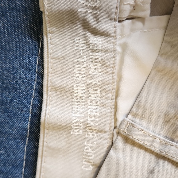 Gap boyfriend roll-up shorts, size 16L - Picture 3 of 7